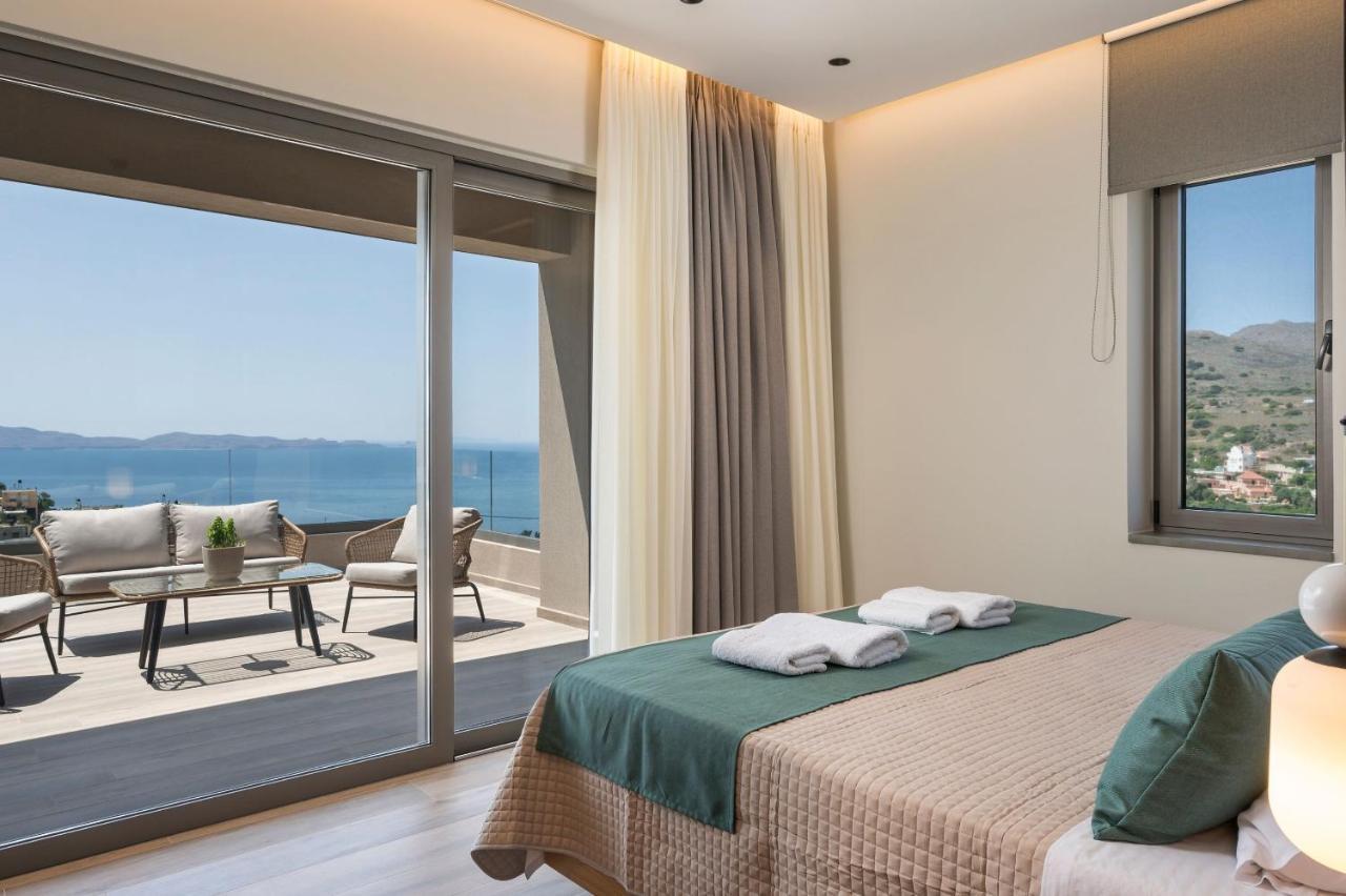 Villa Ekphrasis With Sea View And Jacuzzi Ravdhoúkha Екстериор снимка