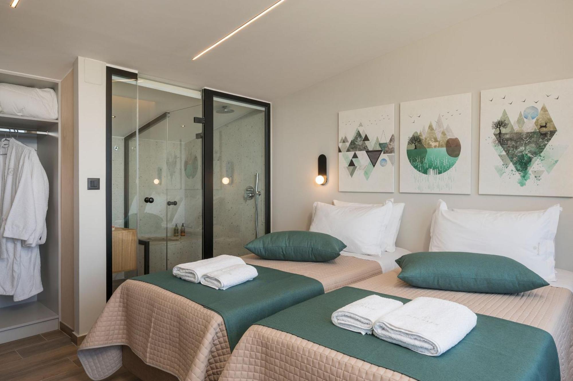 Villa Ekphrasis With Sea View And Jacuzzi Ravdhoúkha Екстериор снимка